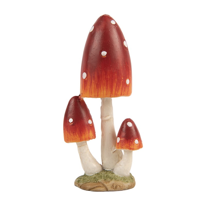 Clayre & Eef Muchotrávky polyresin 3x3x7 cm 49606 49606 - obrázok 1